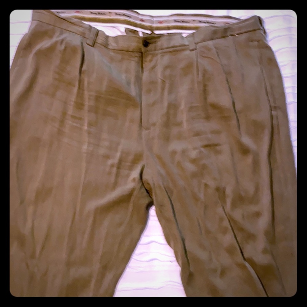 Tommy Bahama men's silk dress pants
